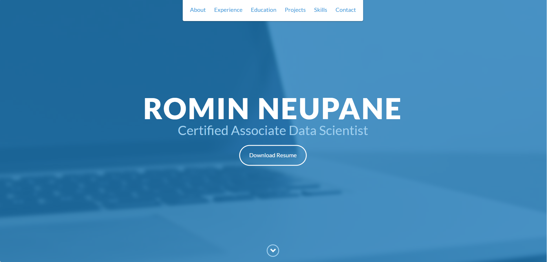Personal portfolio website